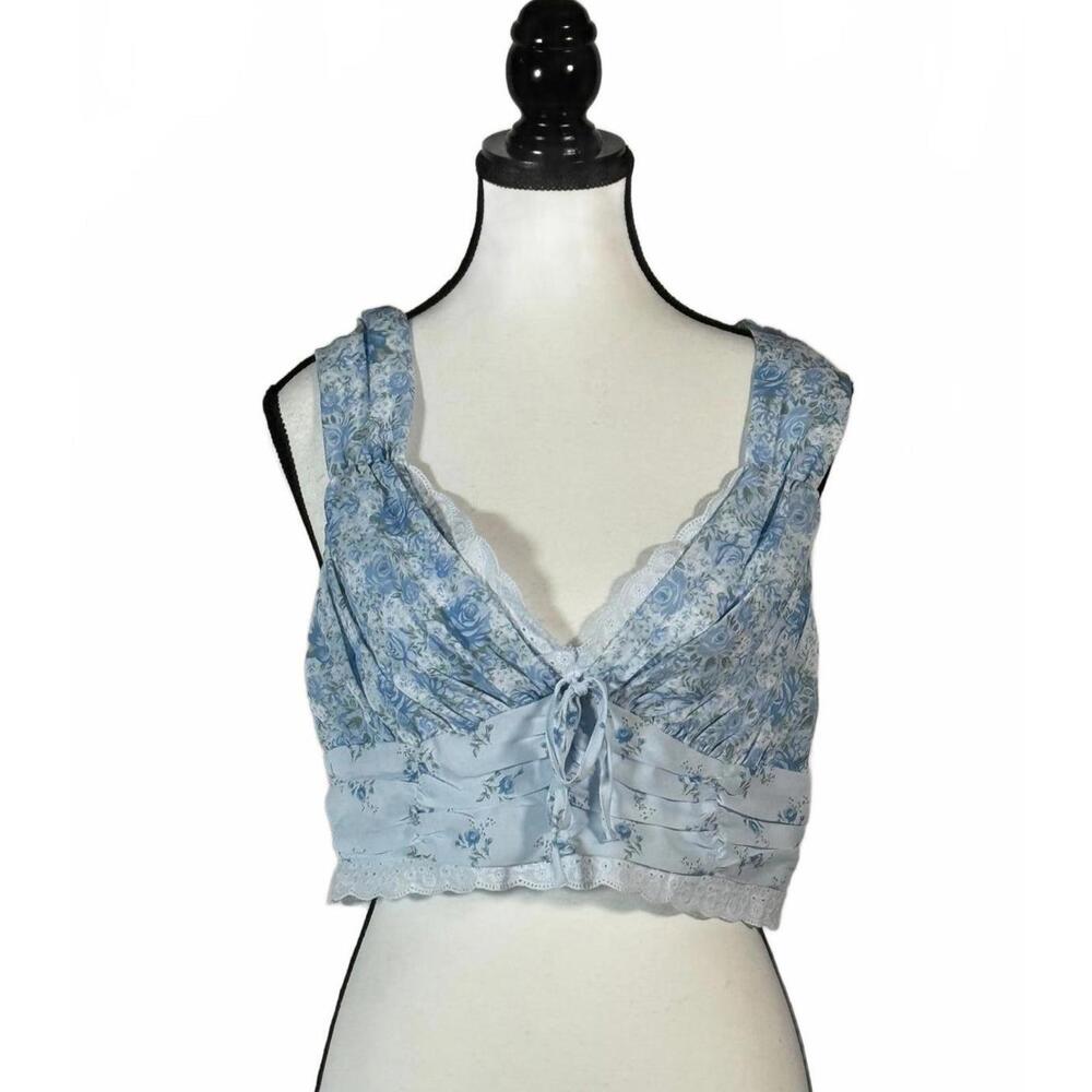 NWOT Altar'd State Women's Floral Crop Top Size XL